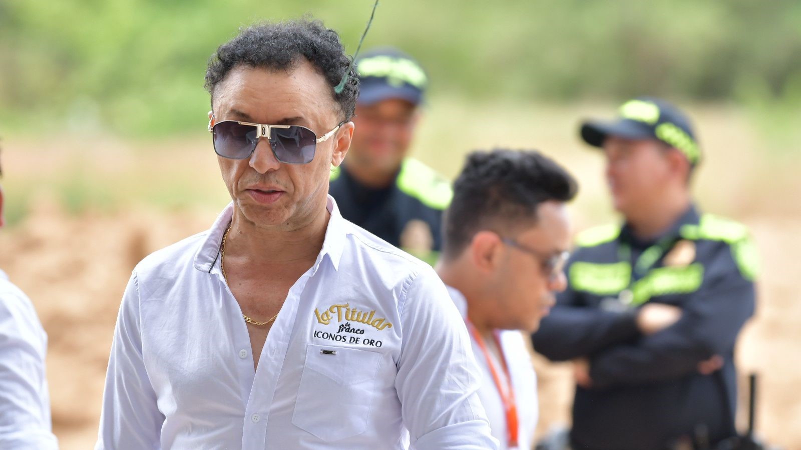 Franco Argüelles, compositor y acordeonero colombiano.