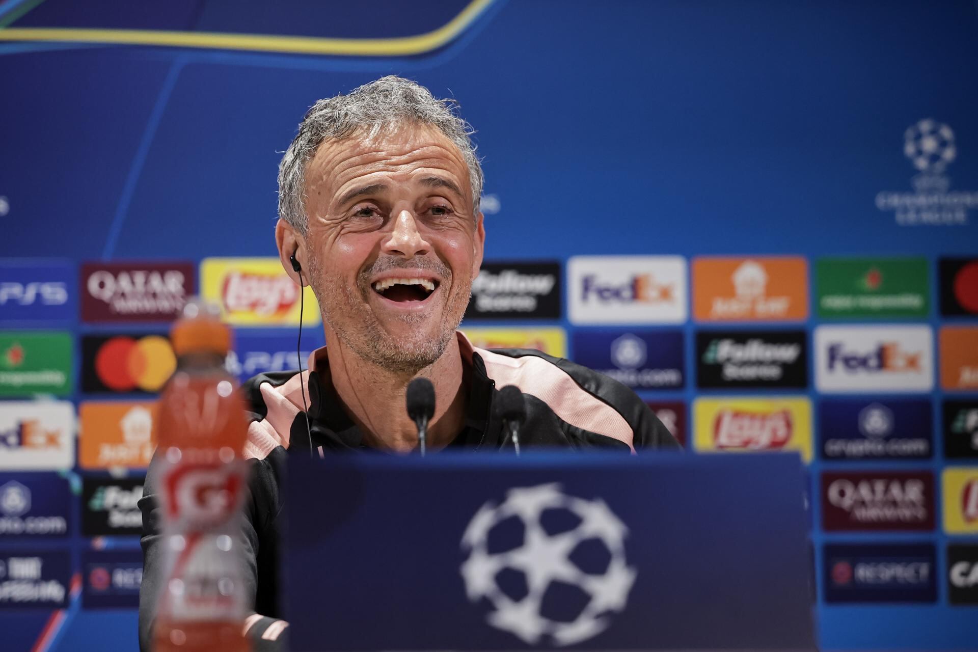 Luis Enrique, técnico del PSG.