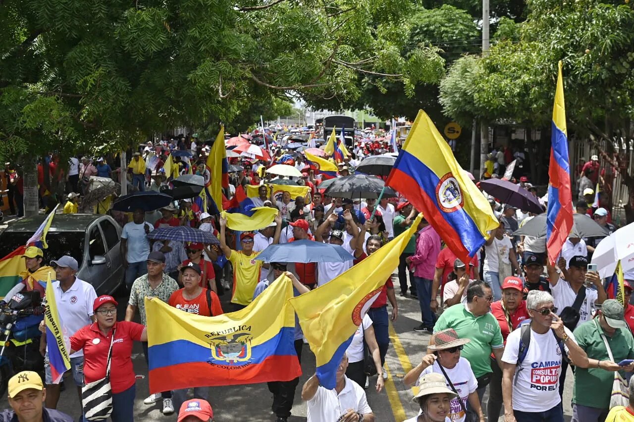 Marcha en Barranquilla.