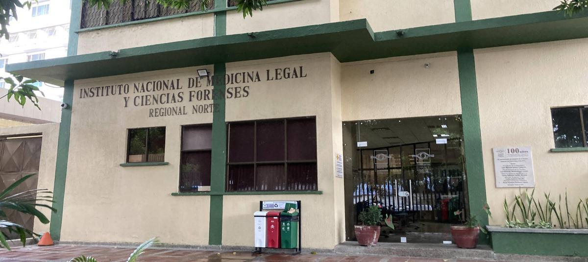 Medicina Legal, ubicada en Barranquilla.