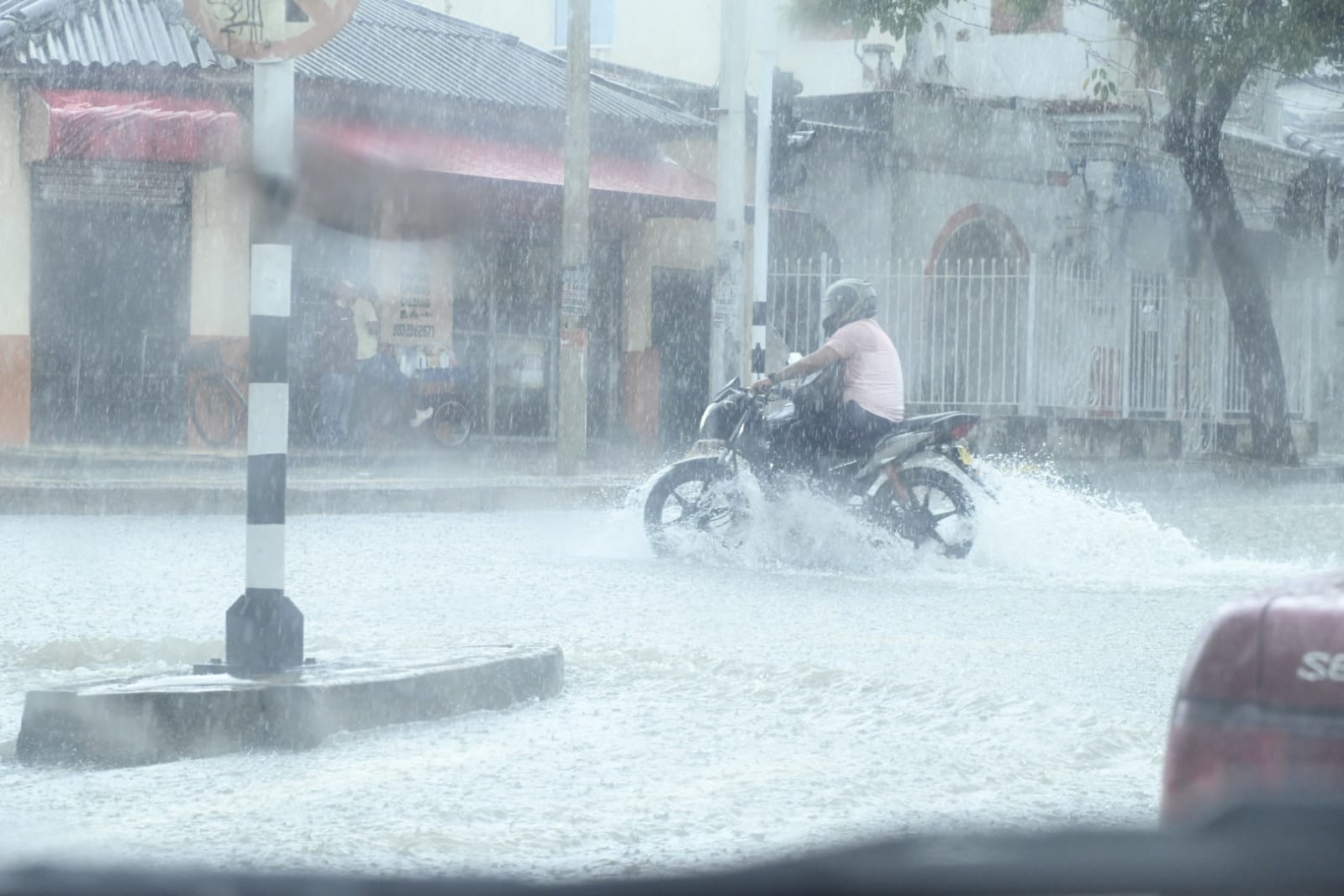Lluvia en Barranquilla.