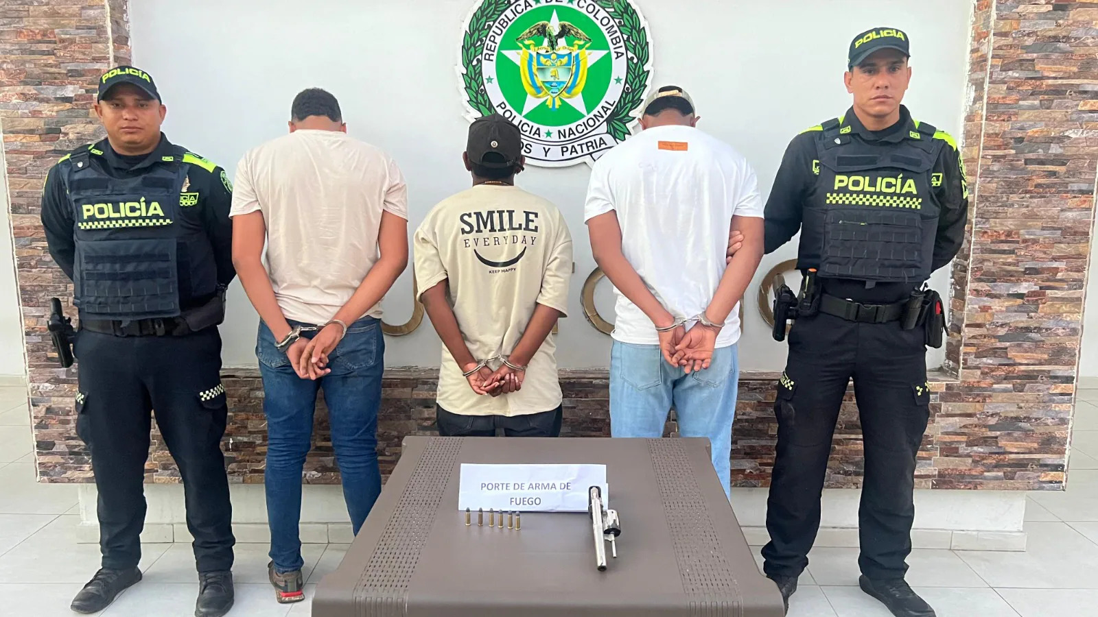 Capturados en Albania, La Guajira.