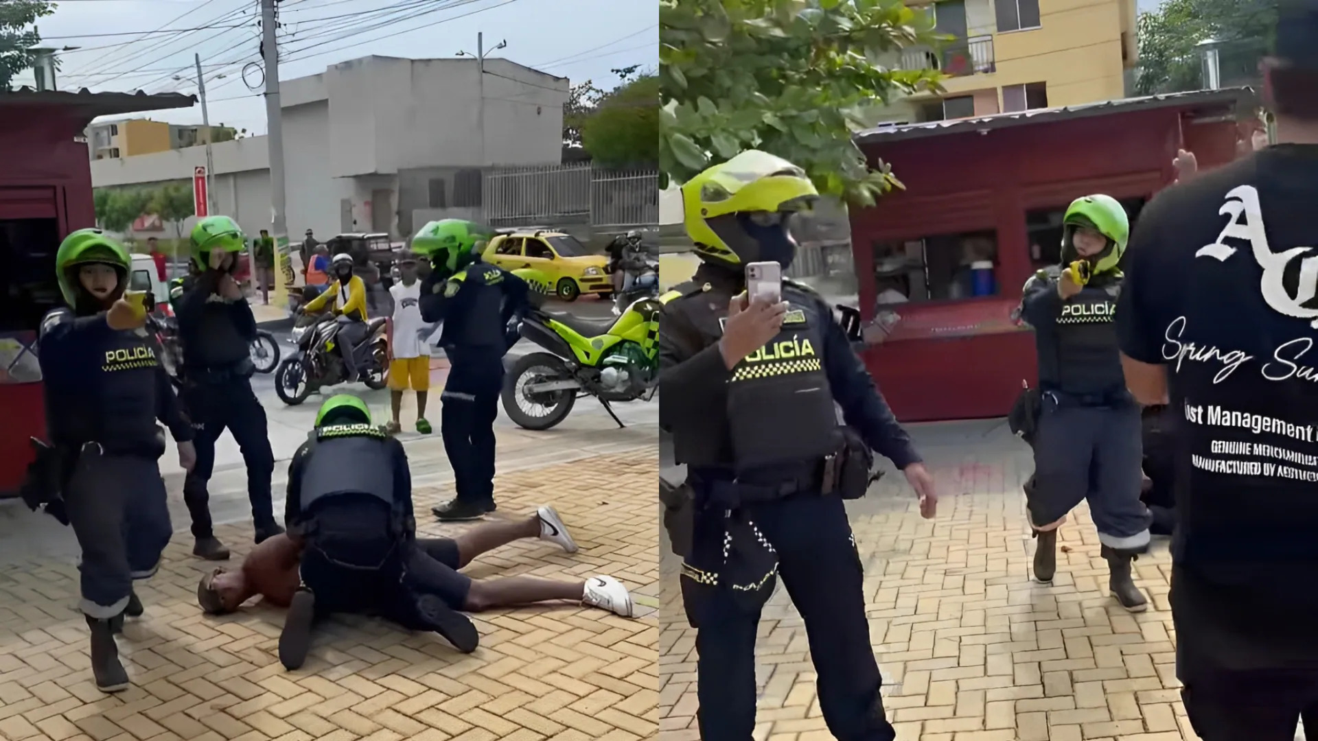 Jamerson Rentería, exjugador de Junior que tuvo altercado con la Policía.