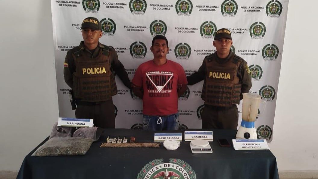 Presunto expendedor, capturado en Magangué.