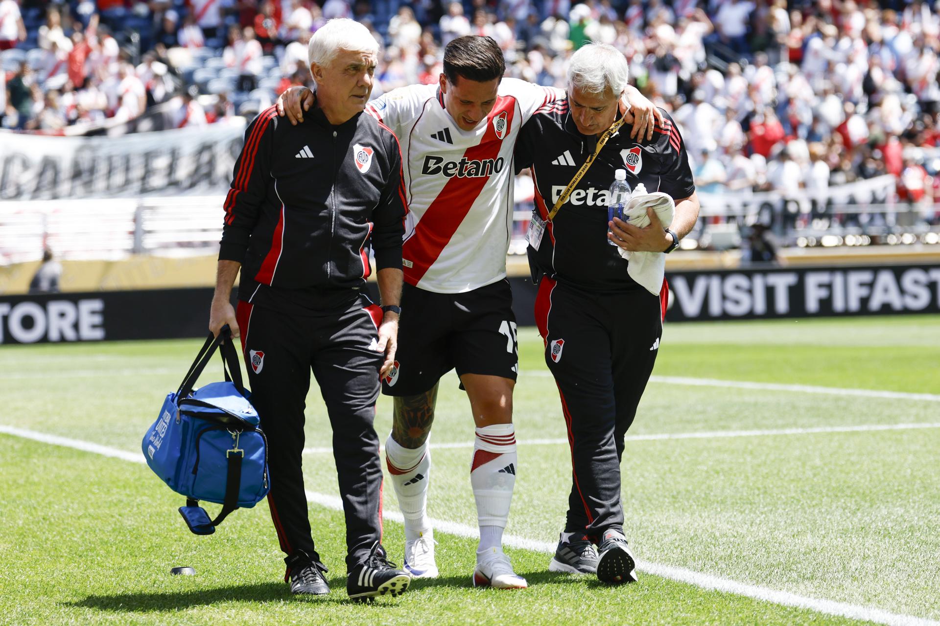 Sebastián Driussi, compañero de Miguel Borja en River Plate.
