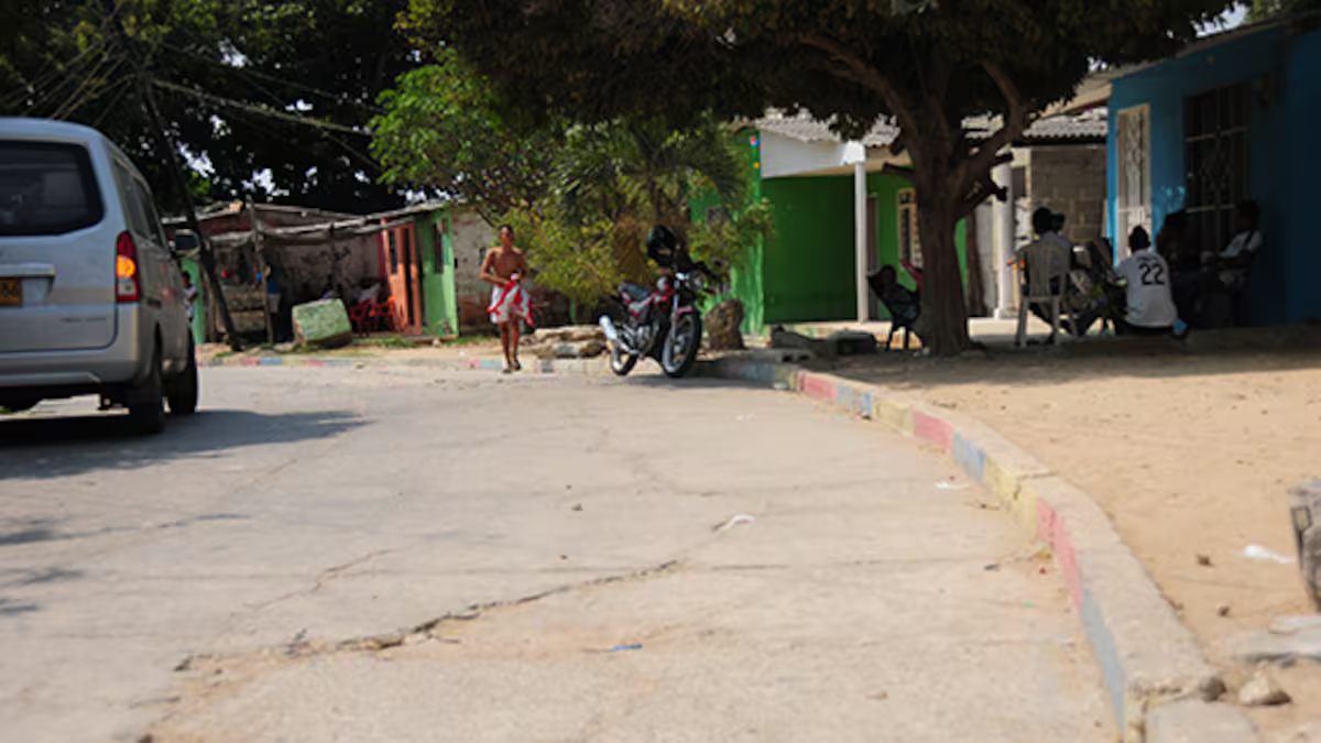 Zona en Siete de Abril.