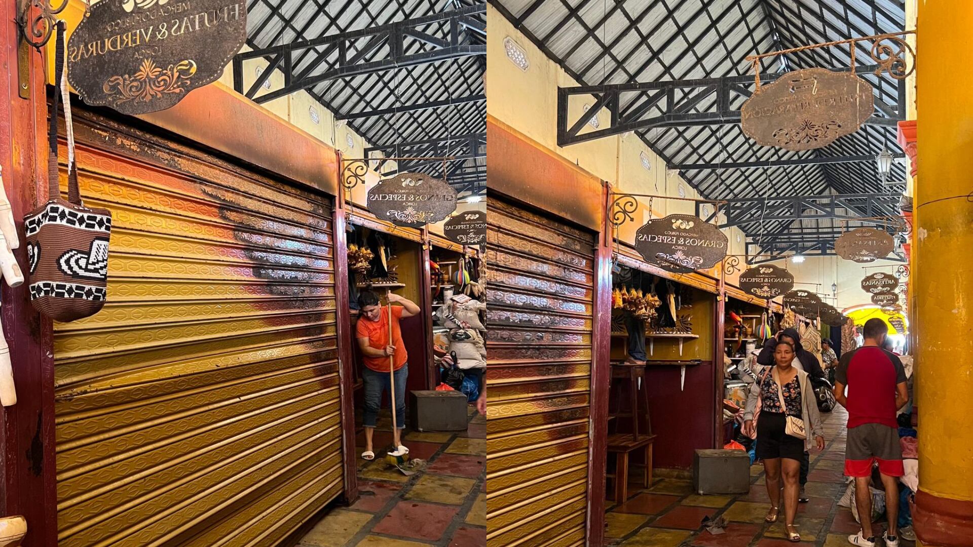 Escena en la Plaza de Lorica.