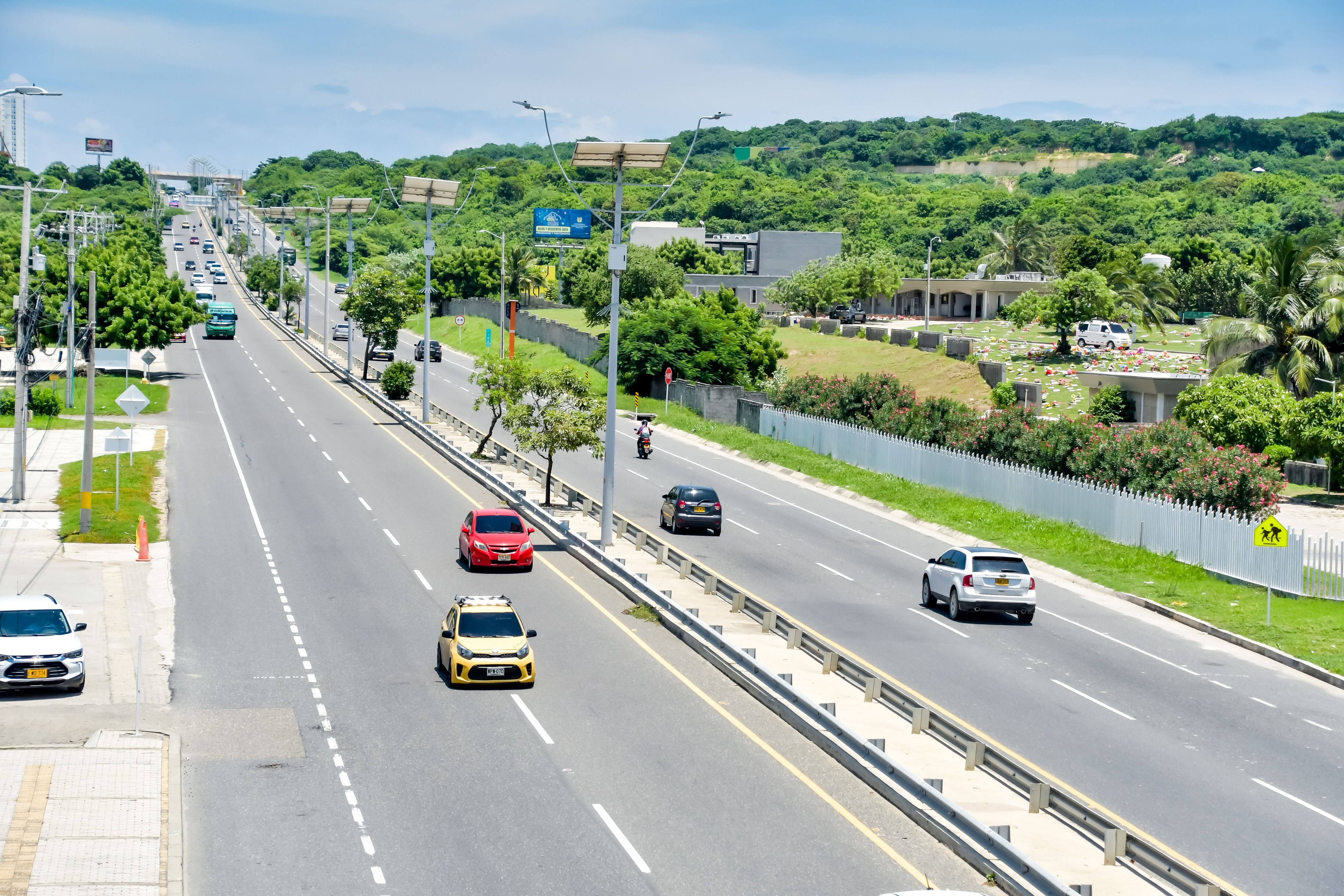 Vía al Mar, zona en la que se pretendía implementar el cobro de valorización.