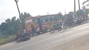 El accidente ocurrido en horas de la tarde de este lunes 21 de julio 