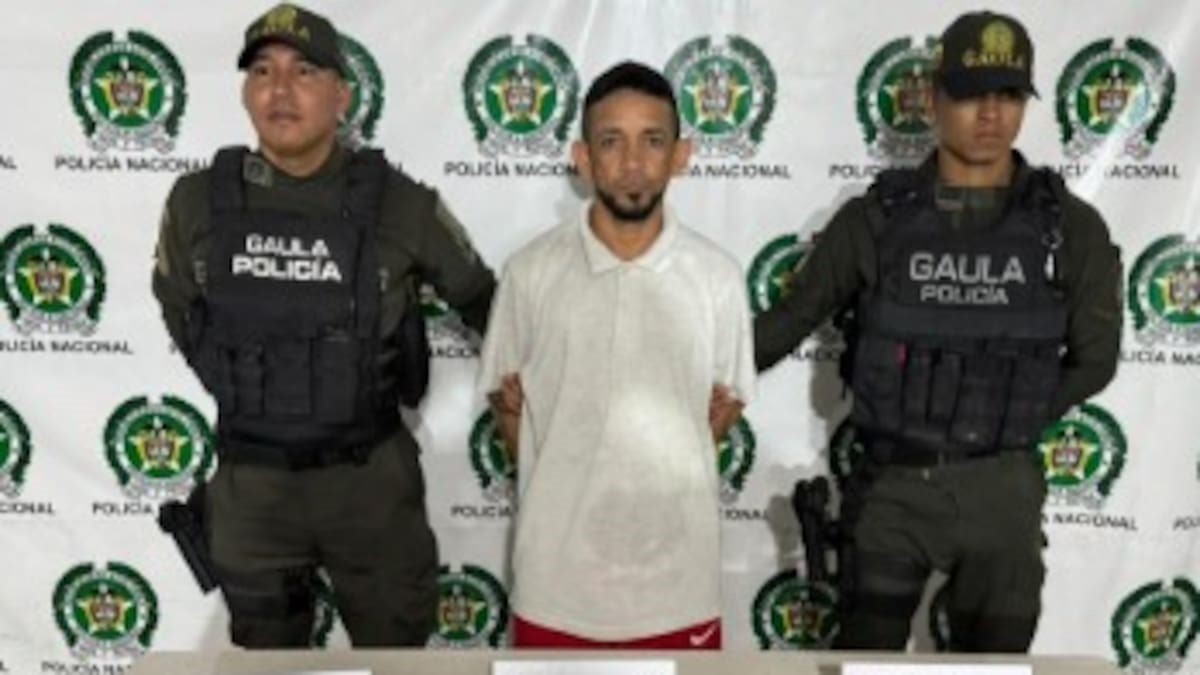 captura de Darwin David García Garban, conocido con el alias de ‘Charawy’