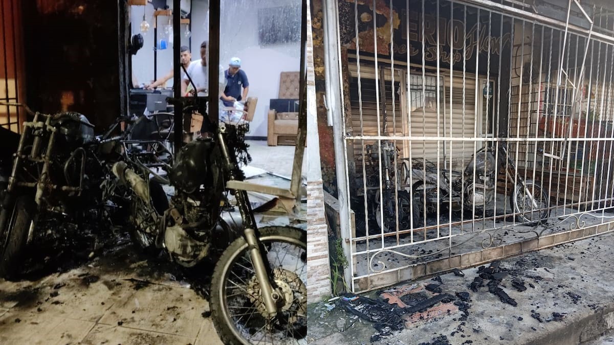 Imágenes capturadas por vecinos de El Concorde en el lugar del incendio