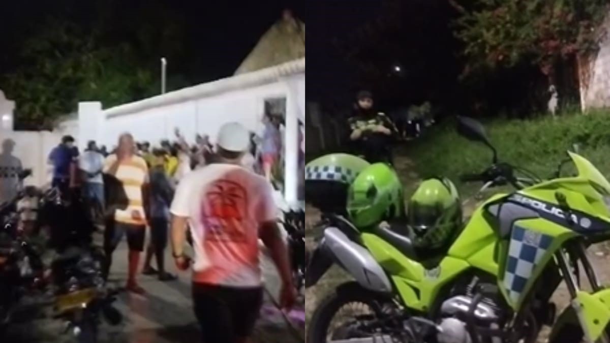 Captura de video del momento de los hechos