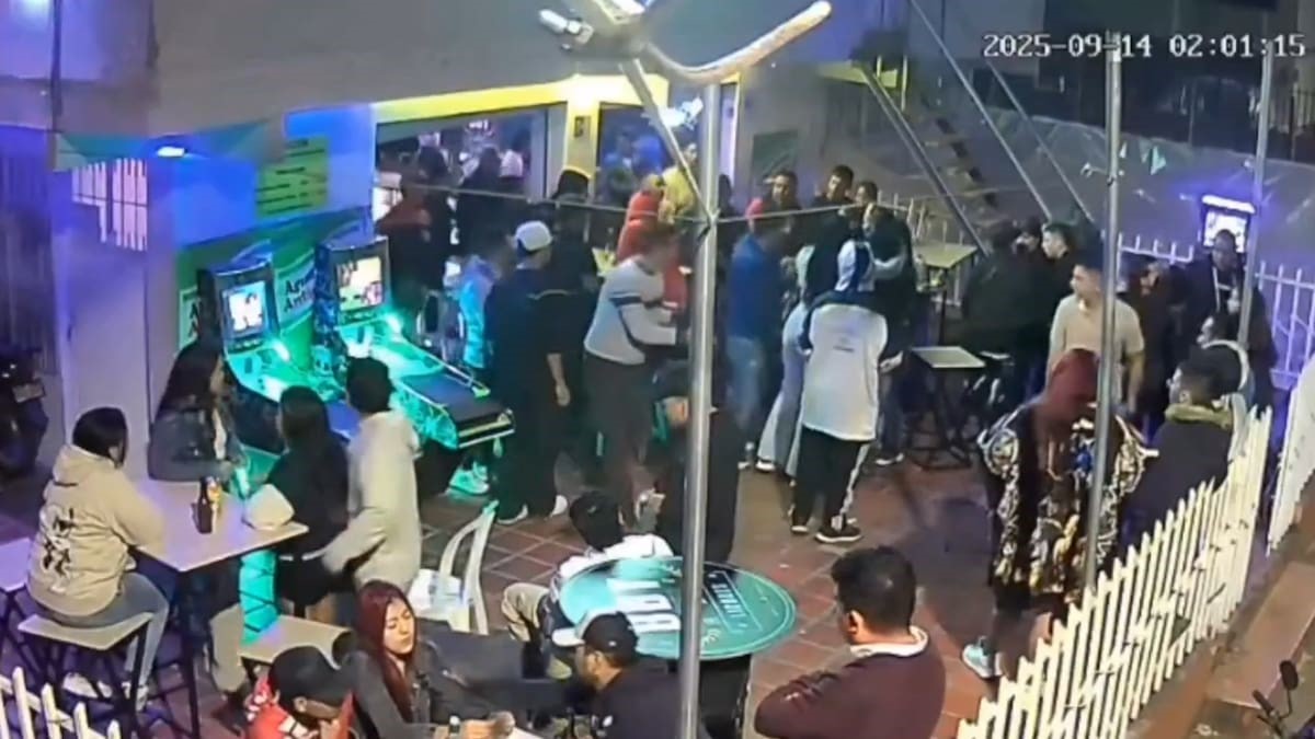 Captura de video del momento de los hechos