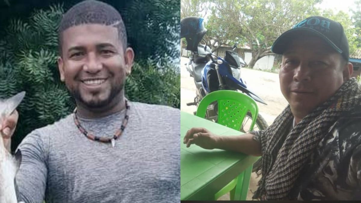 Luis Fernando Meza Aldana; y Haissar Junior Natera Echeverry.