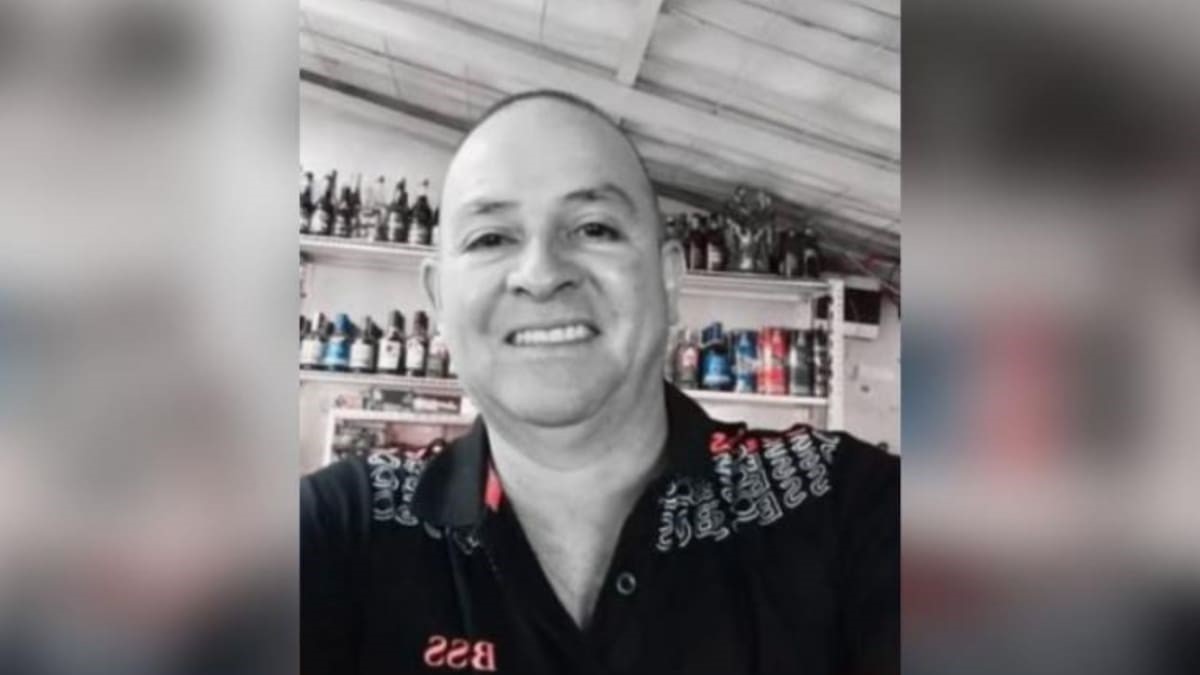 Norbey Antonio Suárez, comerciante de 45 años