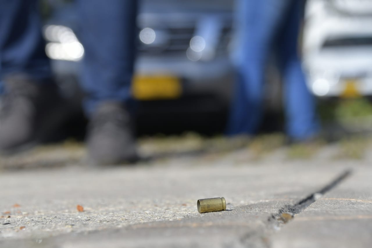 Imagen referencial de la escena del crimen 