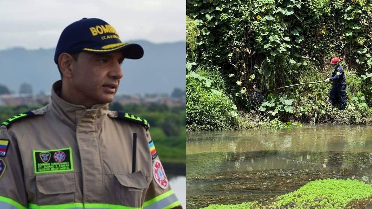 capitán Álvaro Farfán, comandante de Bomberos de Cundinamarca