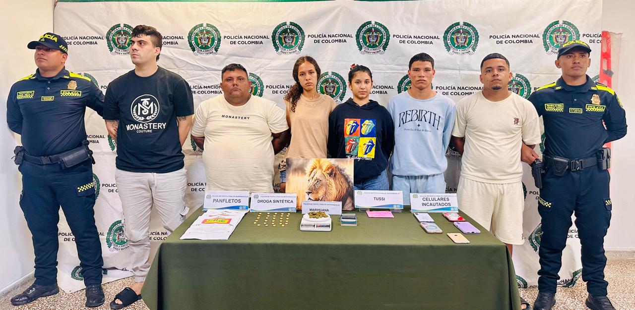 Capturados por la Policía Metropolitana en los operativos contra ‘los Costeños’.