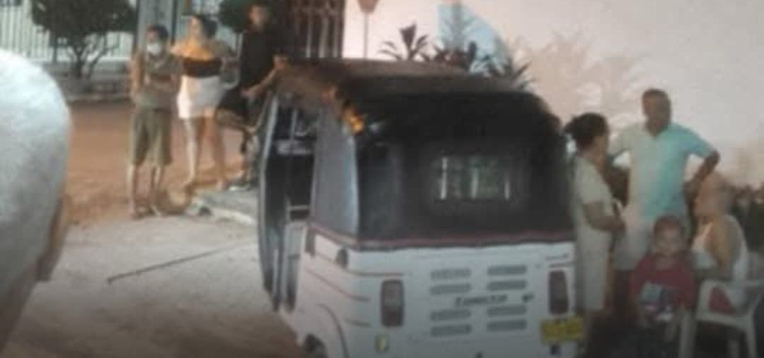 Captura de video del momento de los hechos