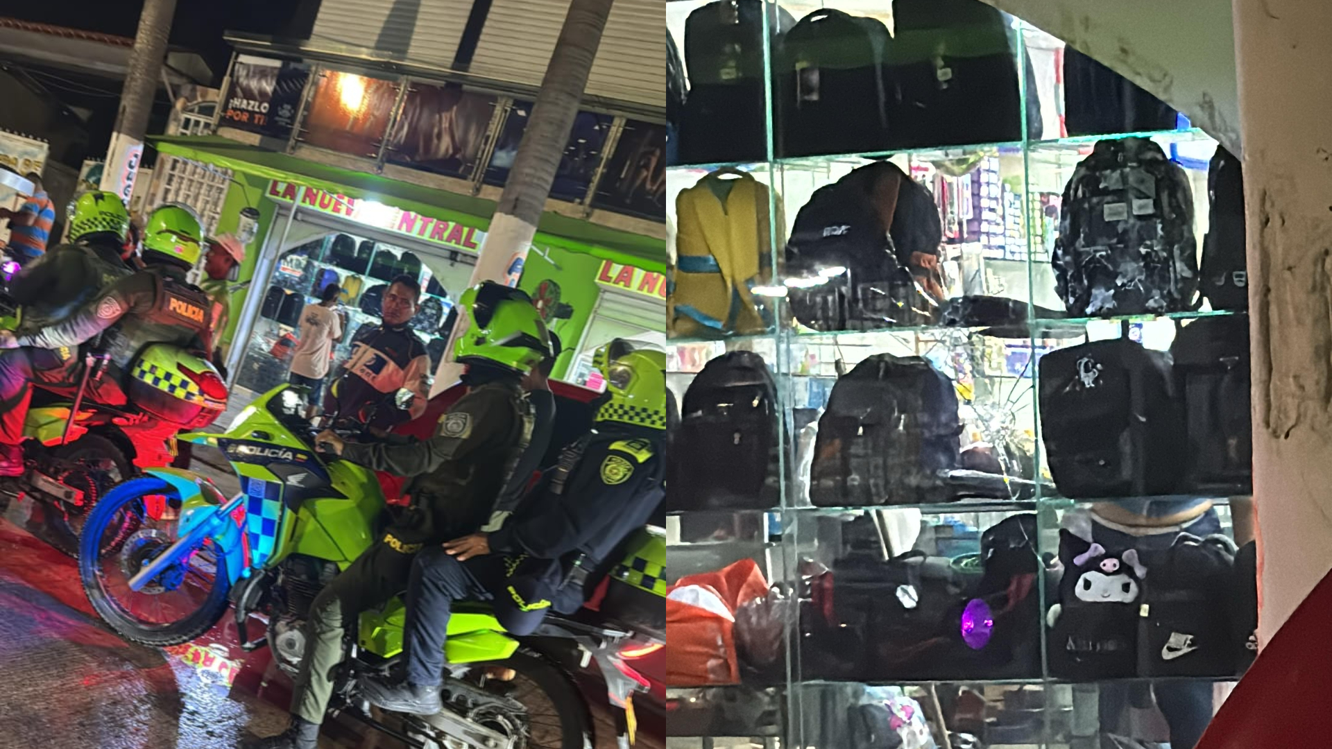 Fotografía del establecimiento comercial llamado ‘La Nueva Central’, ubicado en la carrera 7 con calle 12, en Sabanagrande.