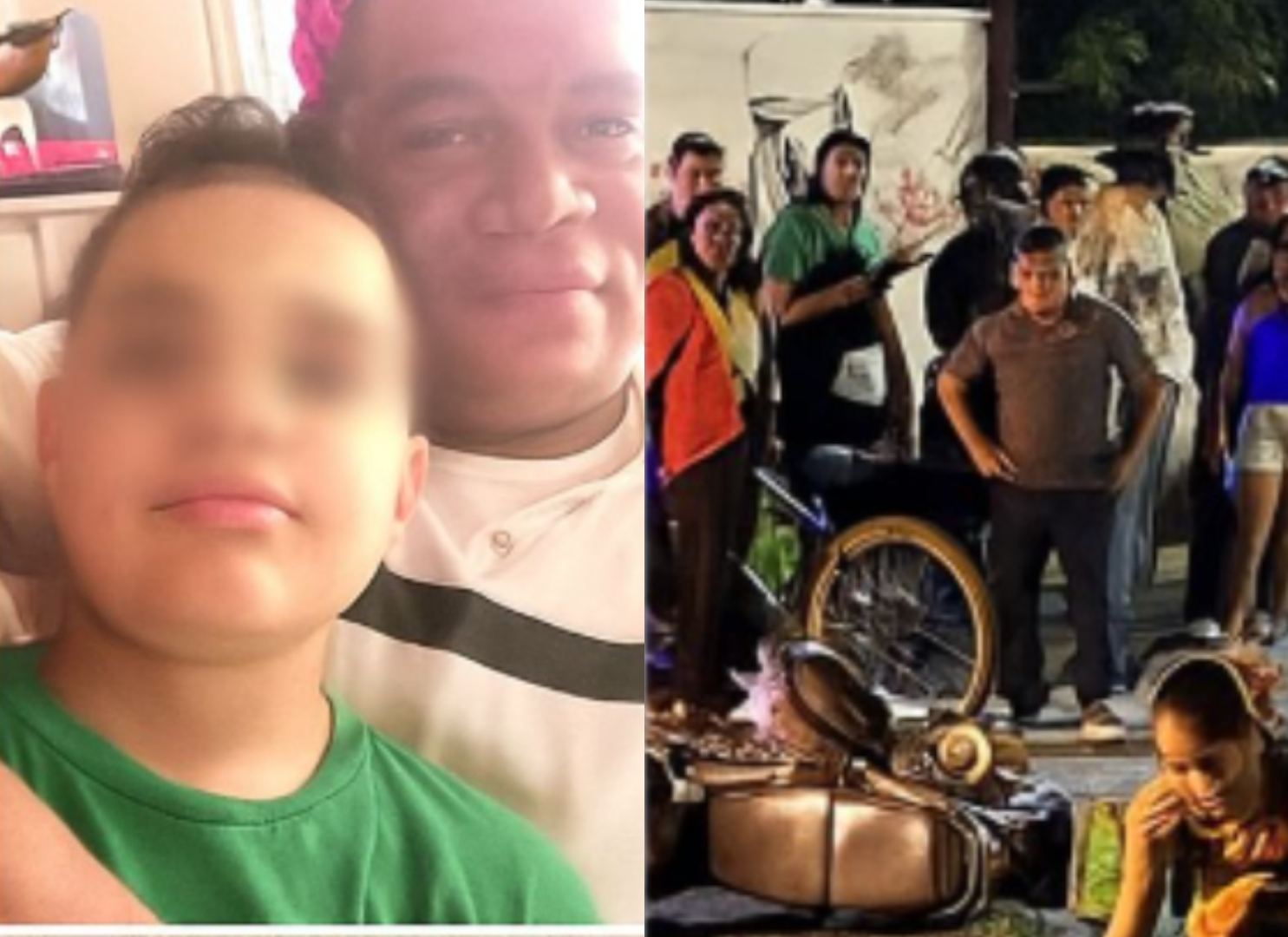 Fotografía del padre y el hijo.