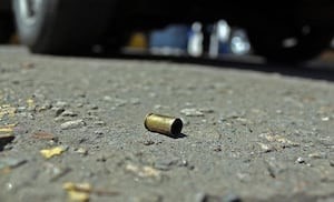 Imagen referencial de la escena del crimen 