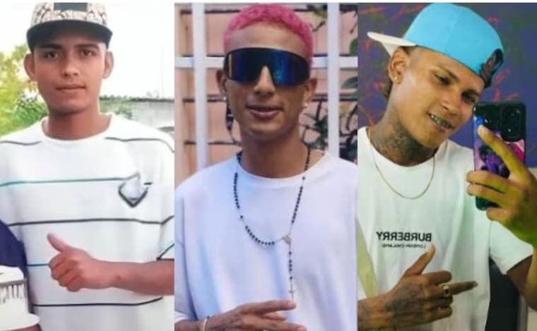  Aly David Suárez, de 21 años. Anderson David, de 22 años. Kevin David Burgos Rodríguez, de 21 años.