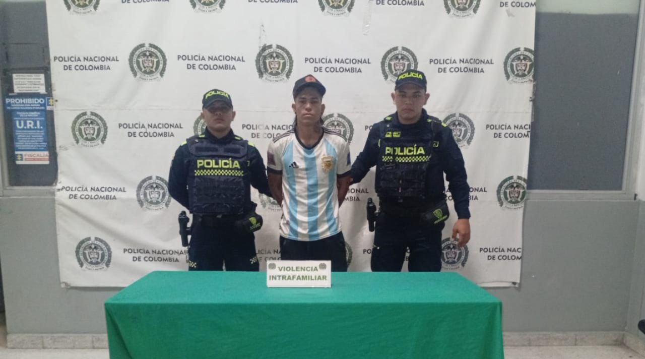 Hombre capturado en Rebolo, Barranquilla.