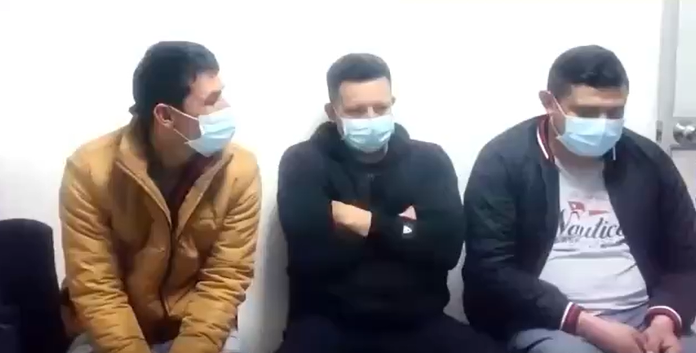 Policías capturados