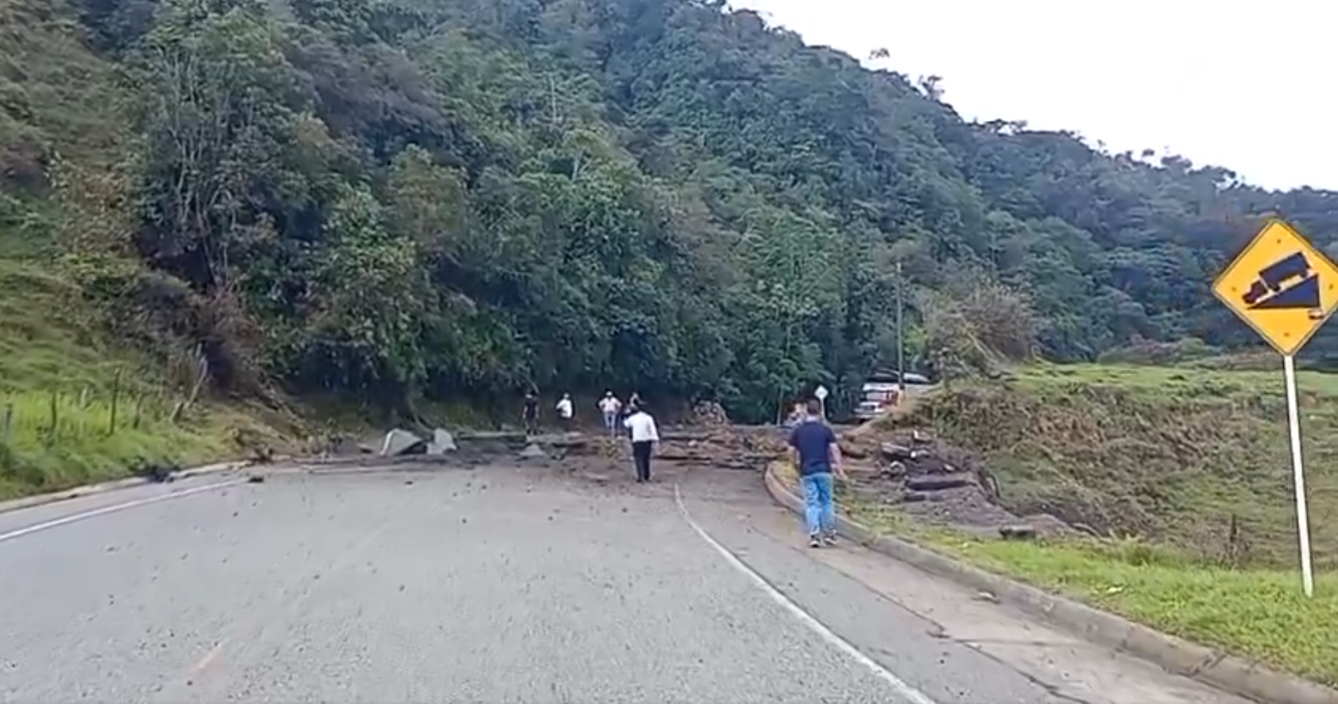 Captura de video del momento de los hechos