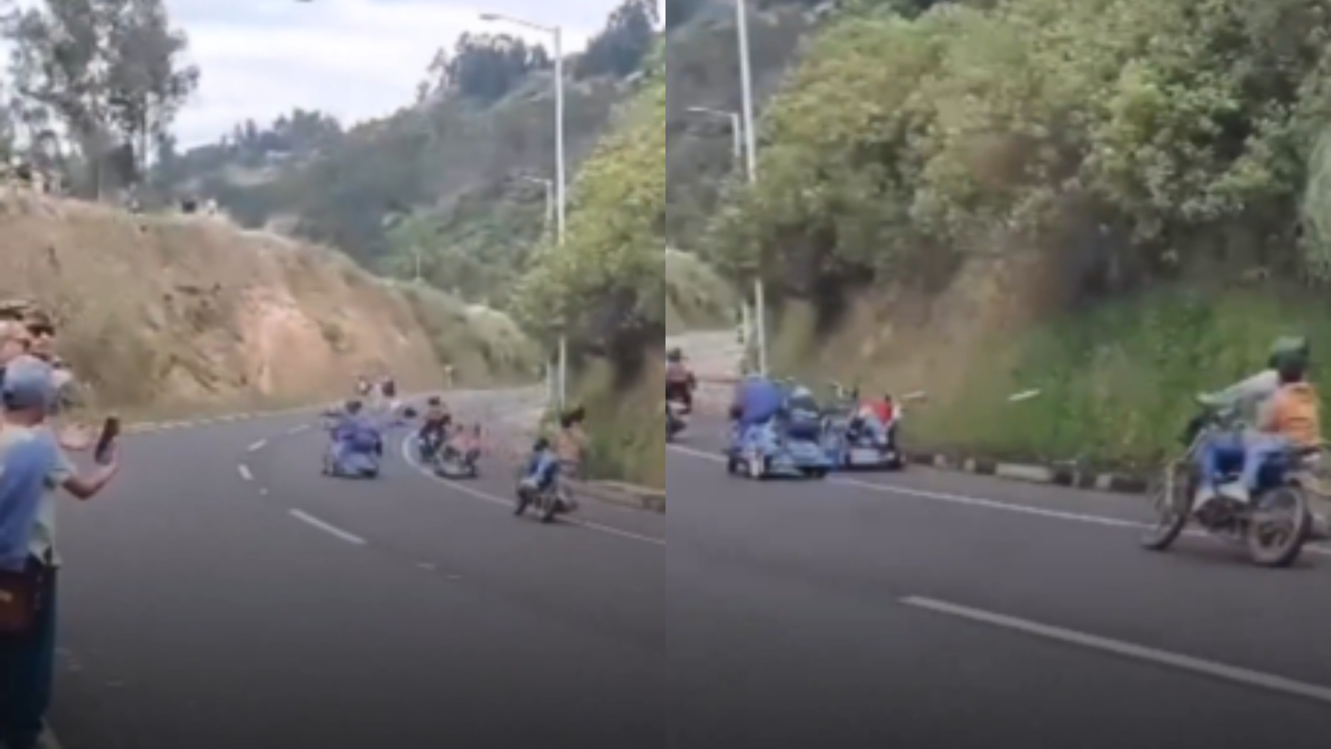 Momento del accidente