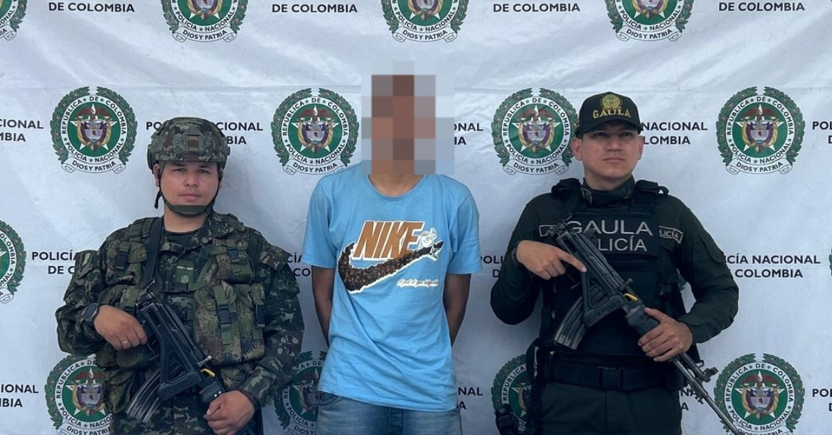 Alias ‘Berna’, fue capturado durante un operativo del Plan Cazador en Buritaca.