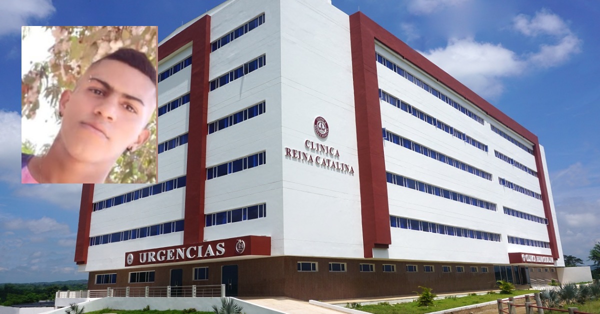 Néider Ramos permaneció en la Clínica Reina Catalina hasta el día de su deceso.