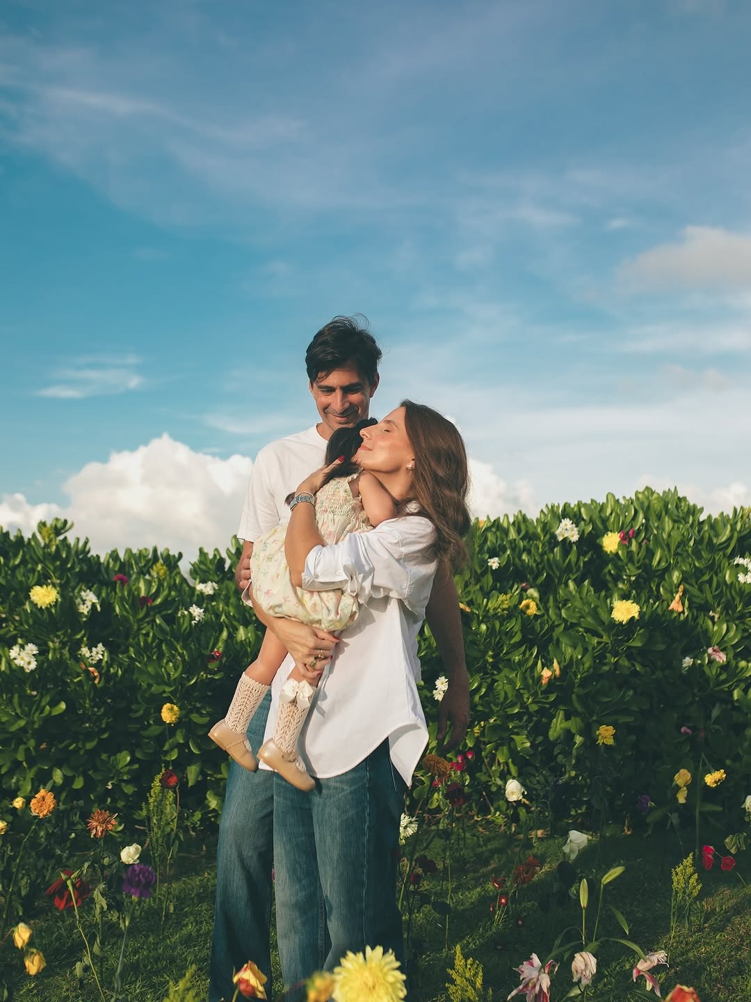 Marcela García revelando su segundo embarazo