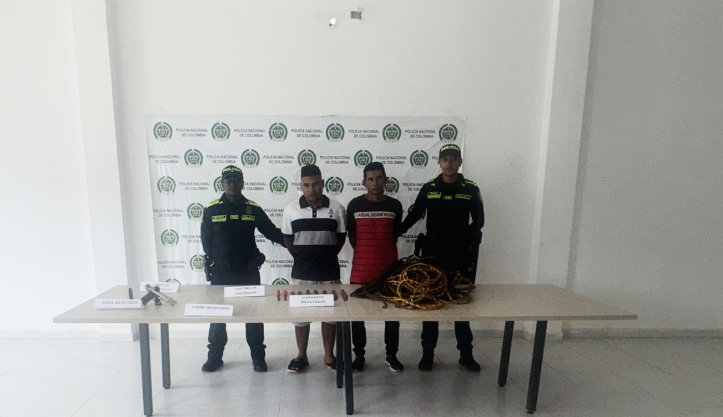 Los capturados en flagrancia 