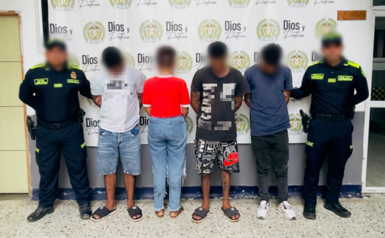 Capturados en flagrancia 