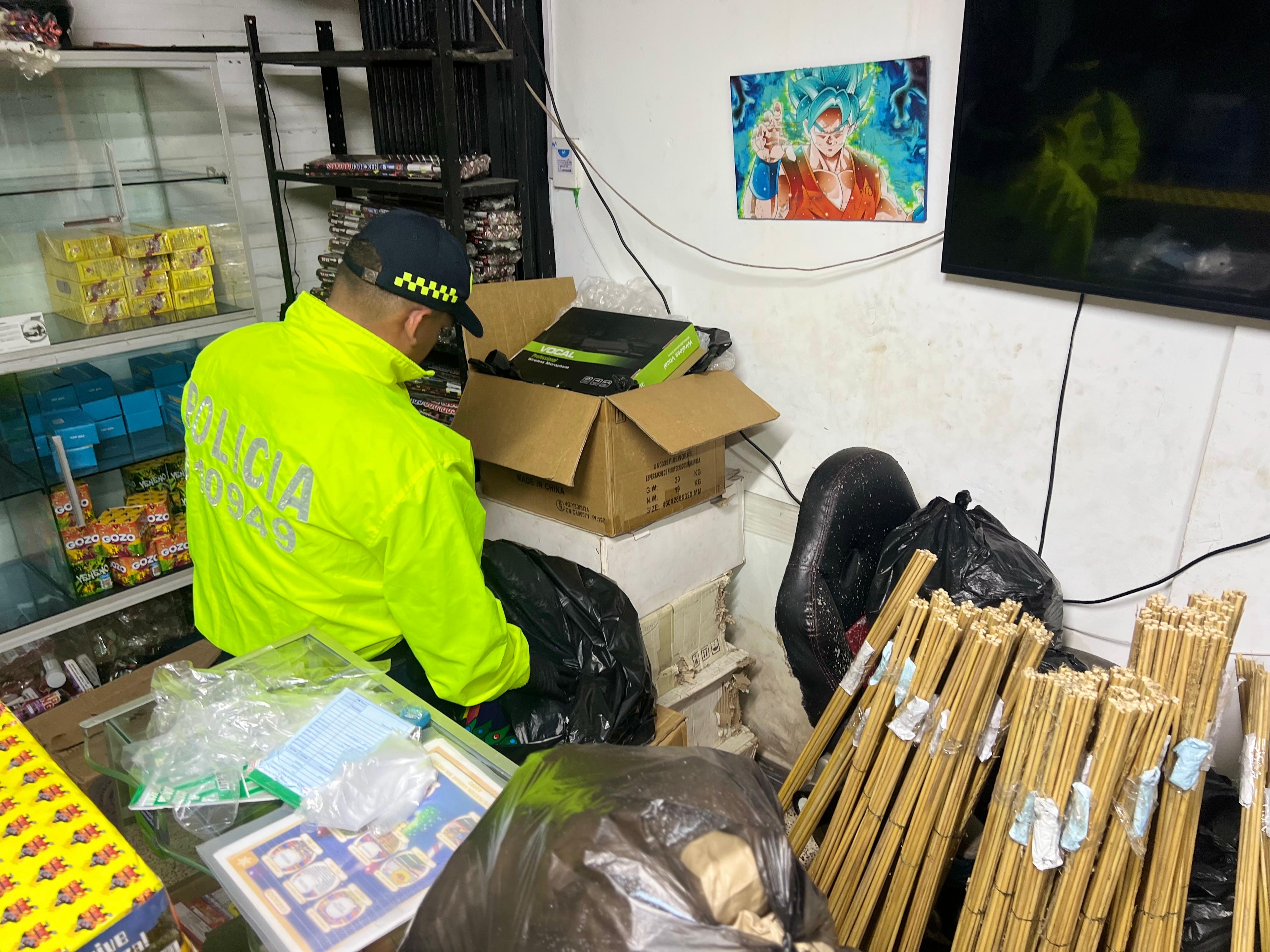 Momento de la incautación