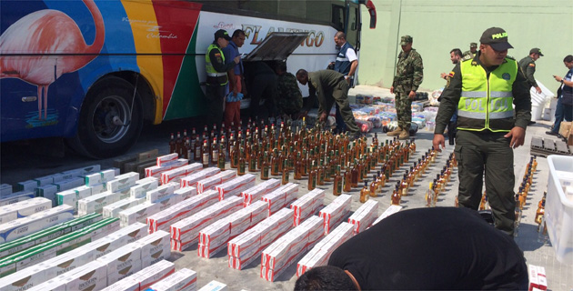 Operativos de la DIAN en Barranquilla.