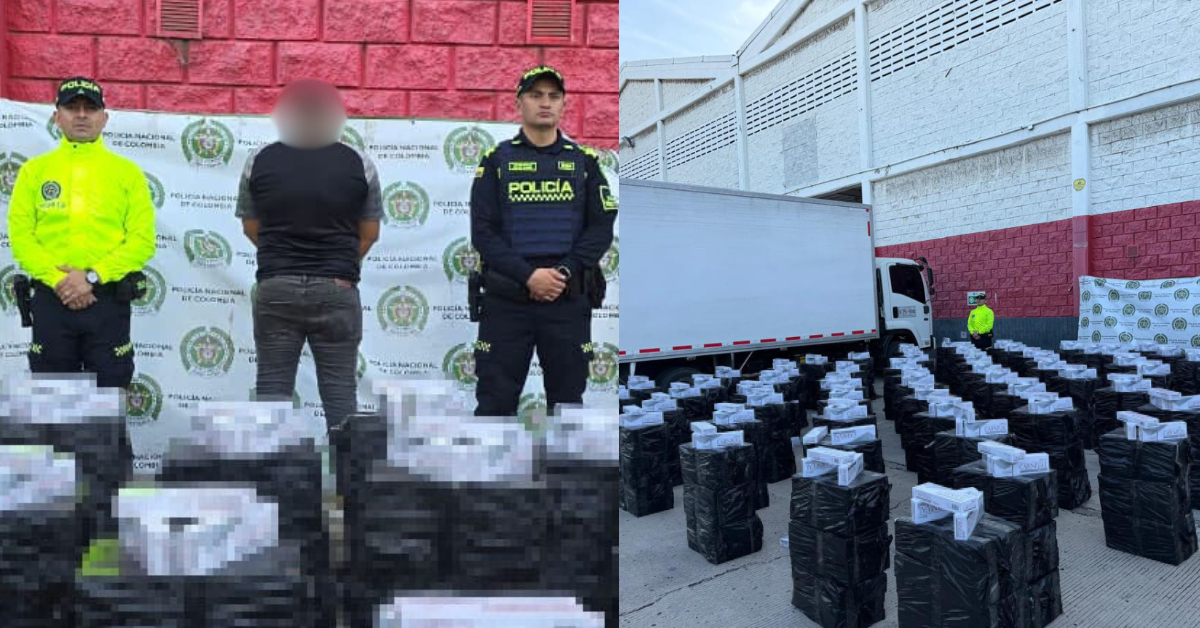 En el operativo fue capturada en flagrancia una persona, señalada del delito de favorecimiento al contrabando.