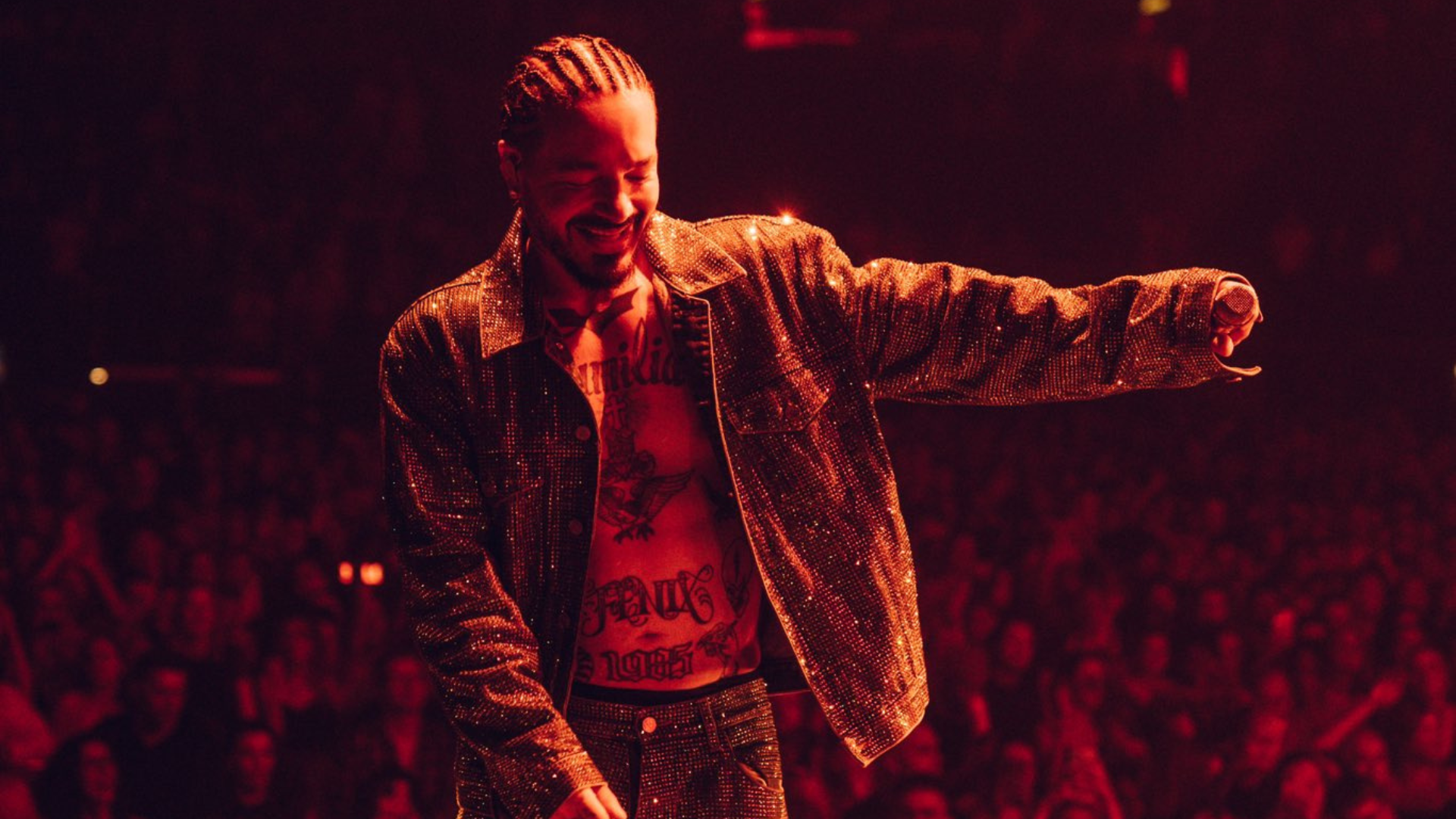 J Balvin en su gira 2025