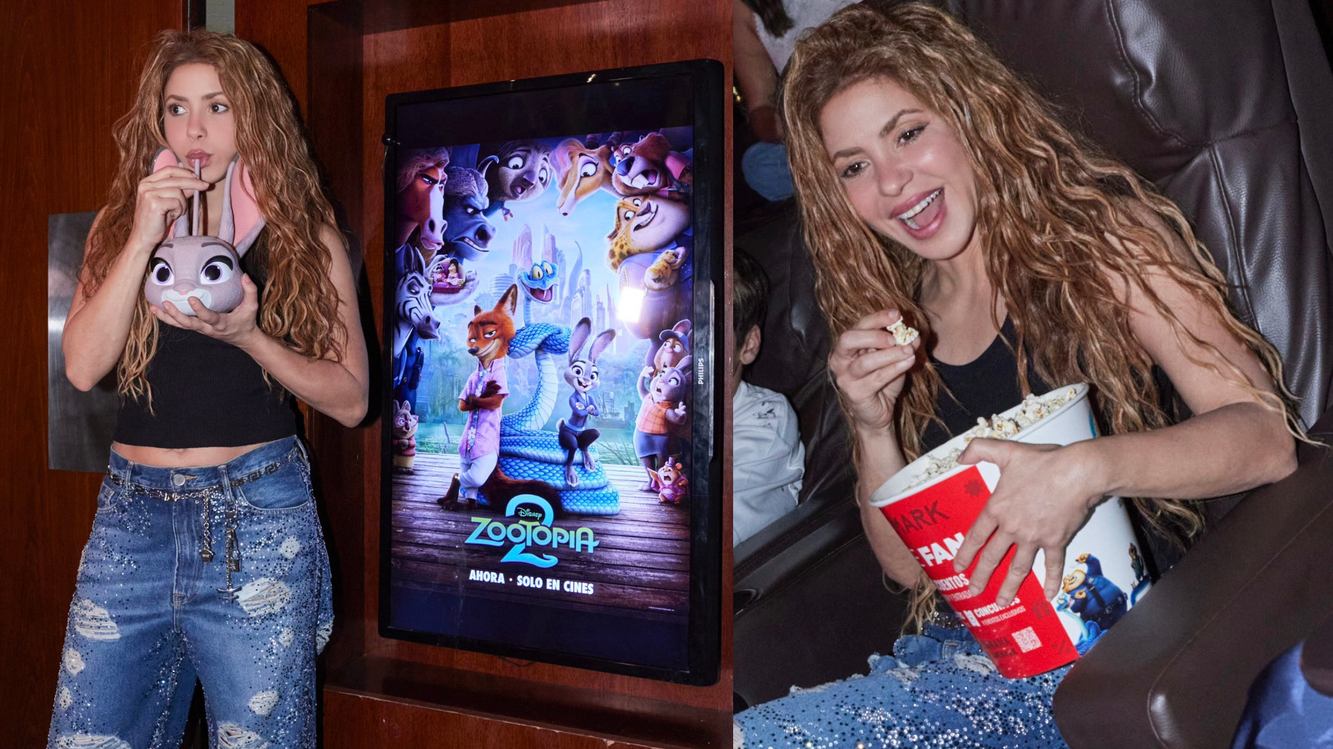 Shakira en la premiere de la película