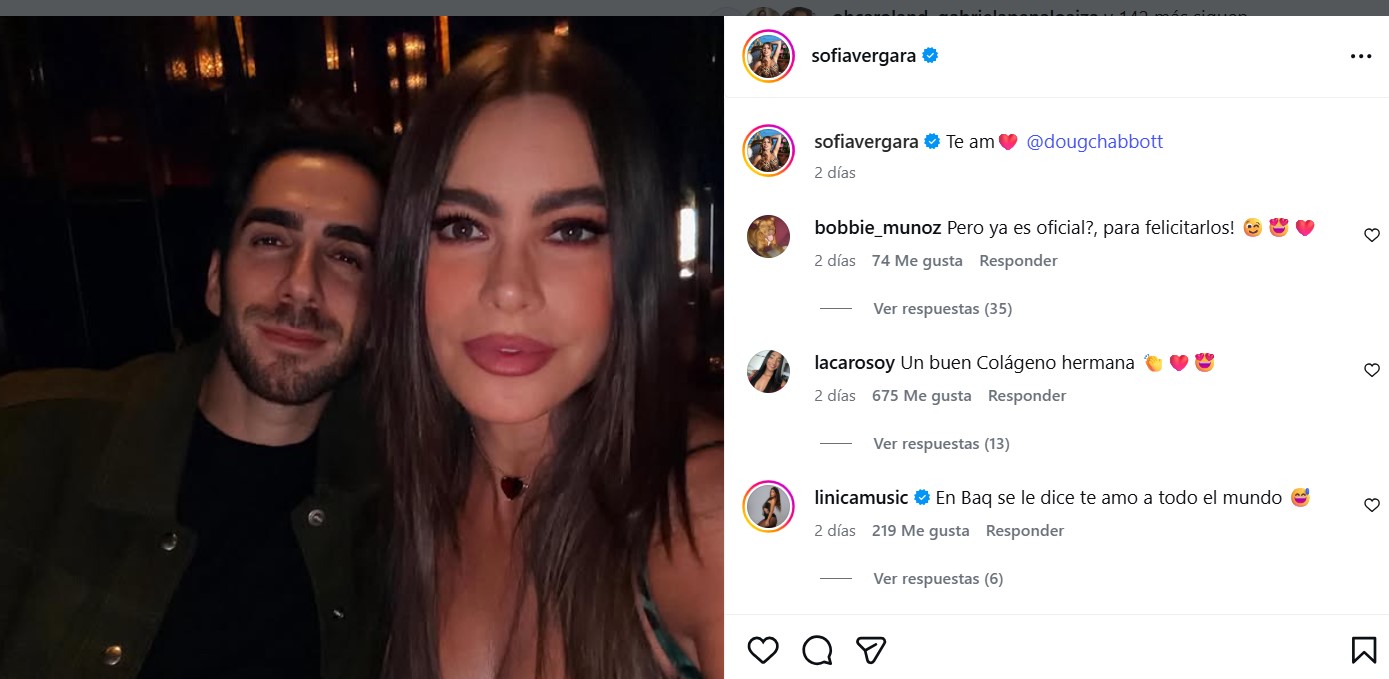 Publicación oficial de la artista en su Instagram 