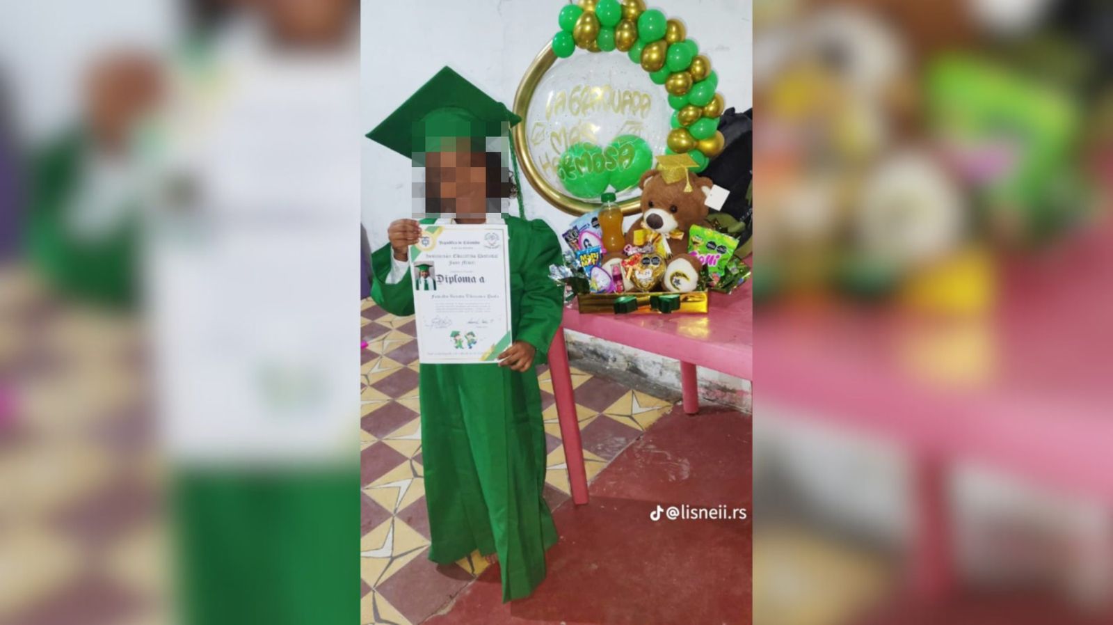 Albeiranis Paola Fontalvo Rosado, de 7 años