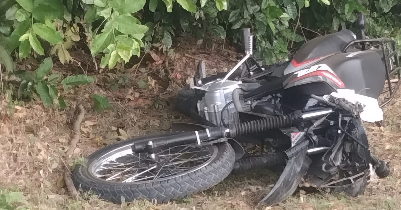 Momentos después del accidente