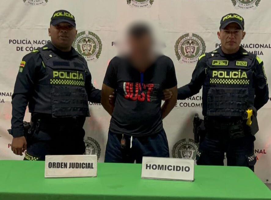 Fotografía del capturado