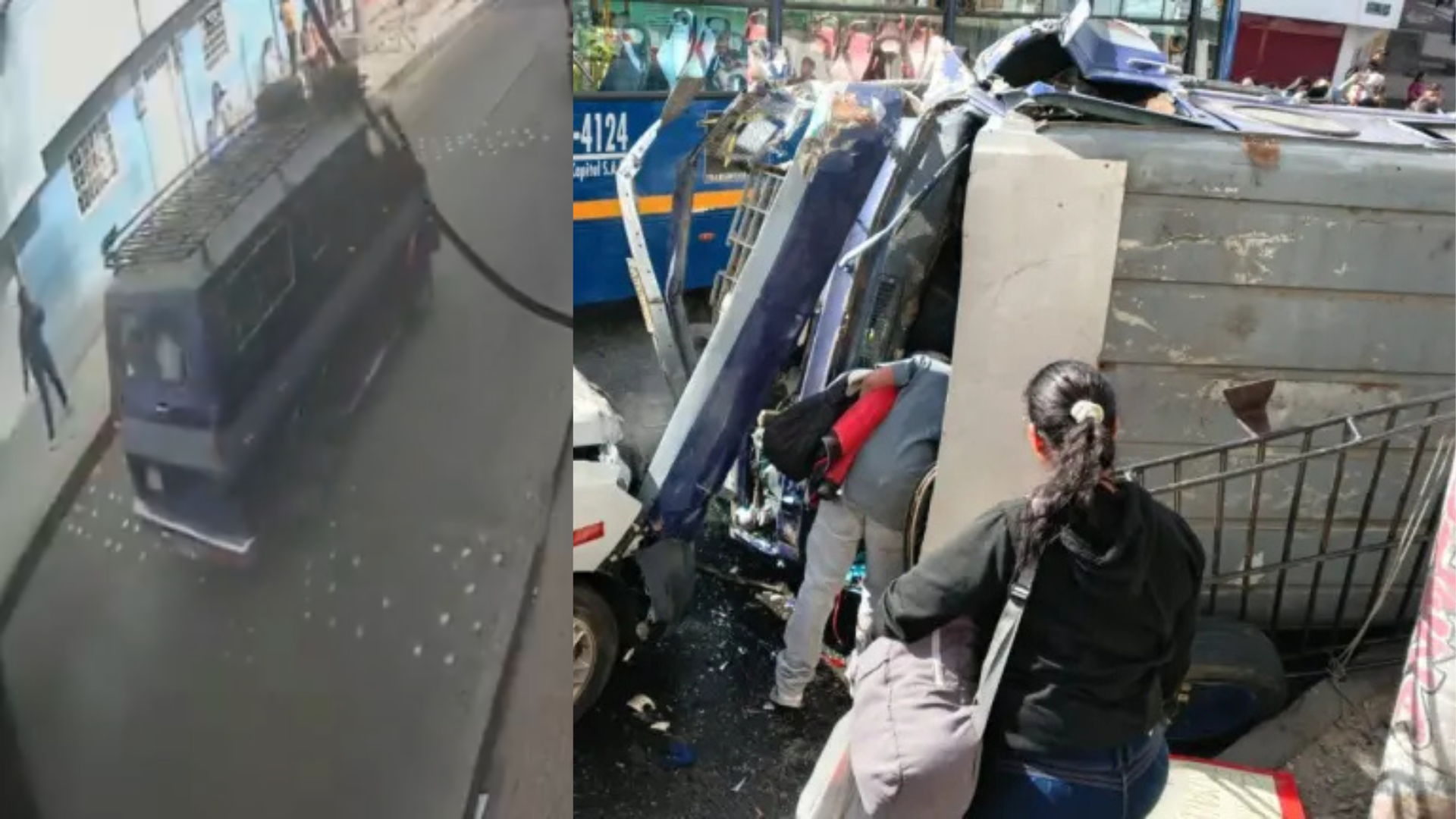 Momentos luego del accidente