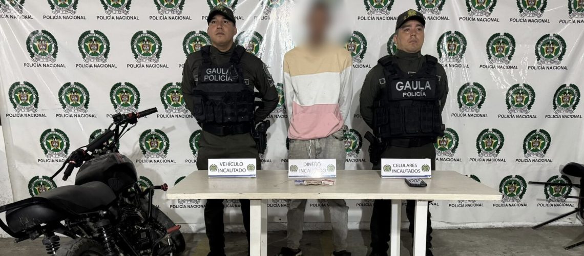 Captura en flagrancia de alias Orejas