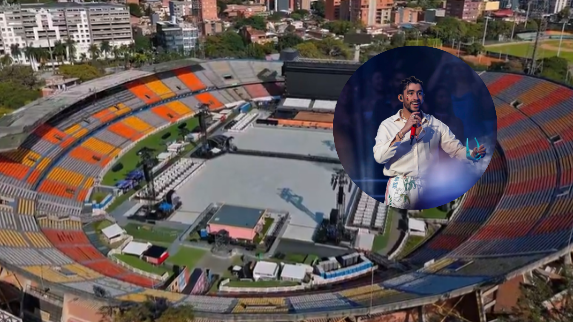 Concierto de Bad Bunny en Medellín