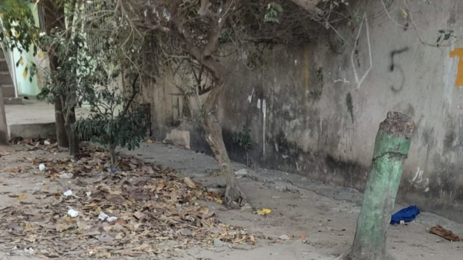 Lugar donde fue encontrado el cadáver 