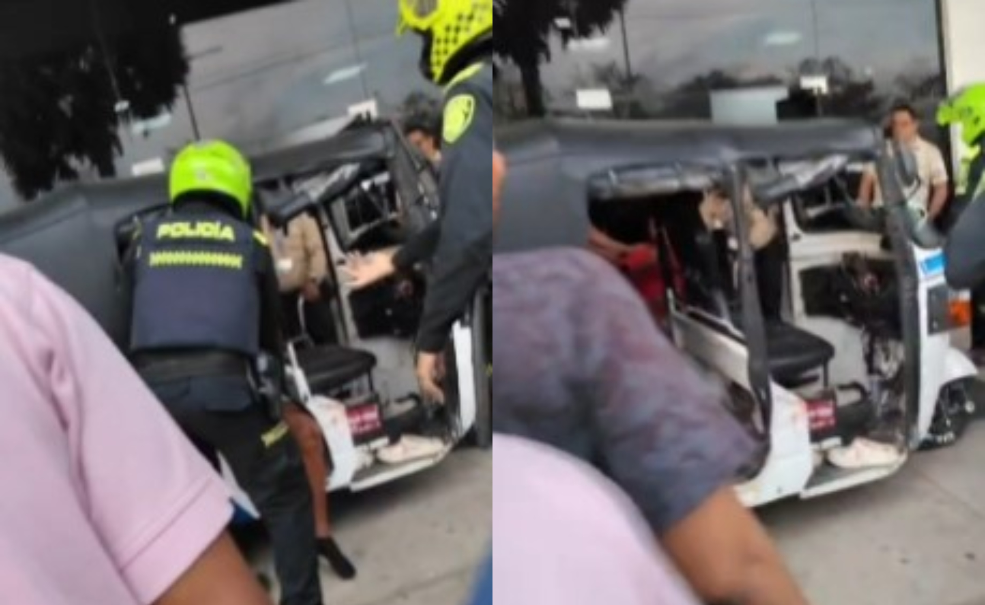 Momentos luego del ataque